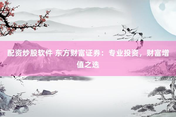 配资炒股软件 东方财富证券：专业投资，财富增值之选