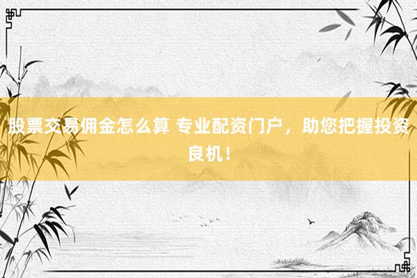 股票交易佣金怎么算 专业配资门户，助您把握投资良机！